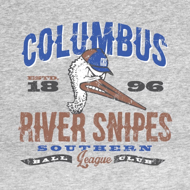 Columbus River Snipes Baseball by MindsparkCreative